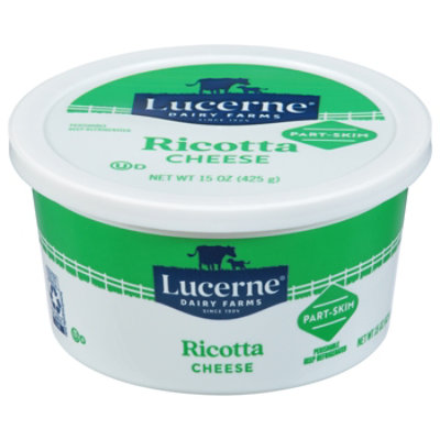 Lucerne Cheese Natural Ricotta Part Skim - 15 Oz