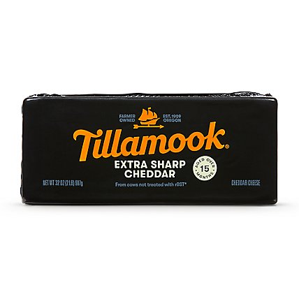 Tillamook Extra Sharp Cheddar Cheese - 32 Oz - Image 1