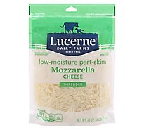 Lucerne Cheese Shredded Mozzarella Low Moisture Part Skim - 16 Oz