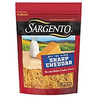 Sargento Cheese Natural Shredded Sharp Cheddar - 8 Oz - Image 3