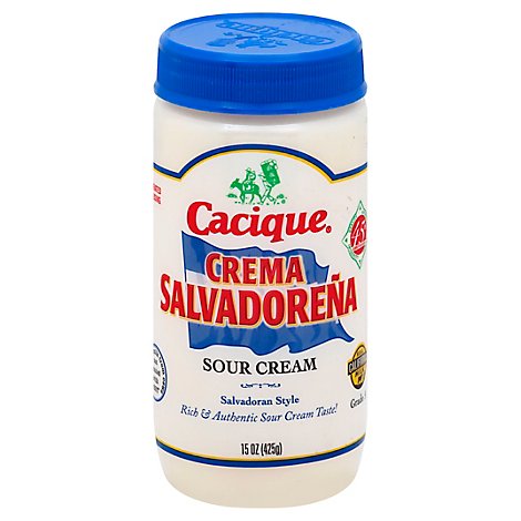 Cacique Salvadornea Crema Salvadoran Style Sour Cream - 15 Fl. Oz.