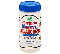 Cacique Salvadornea Crema Salvadoran Style Sour Cream - 15 Fl. Oz.