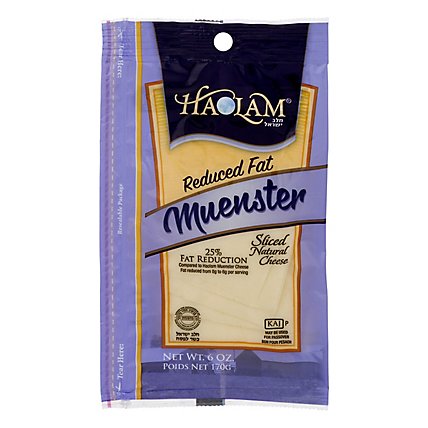 Haolam Sliced Light Muenster Cheese - 6 Oz - Image 1