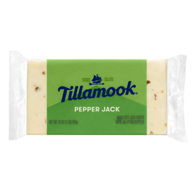 Tillamook Pepper Jack Cheese Block - 1 Lb - ACME Markets