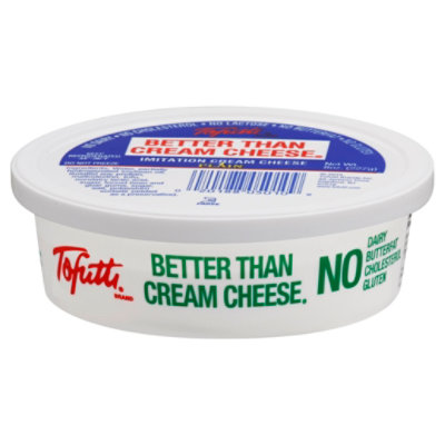 Tofutti Imitation Cream Cheese Plain 8 Oz Safeway