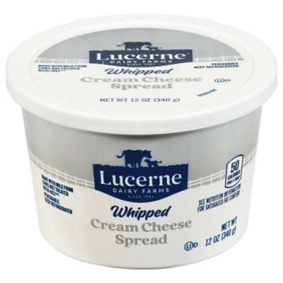 Lucerne Cream Cheese Spread Whipped - 12 Oz