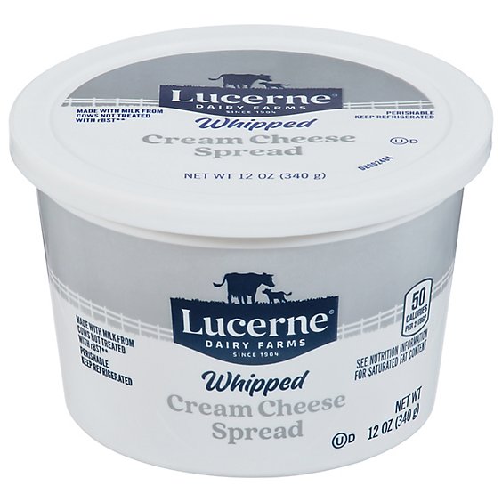 Lucerne Cream Cheese Spread Whipped - 12 Oz