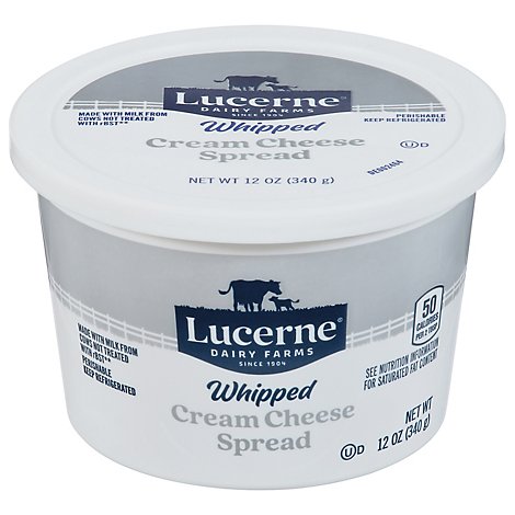 Lucerne Cream Cheese Spread Whipped - 12 Oz