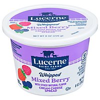 Lucerne Cream Cheese Spread Whipped Mixed Berry Flavor - 8 Oz - Image 1