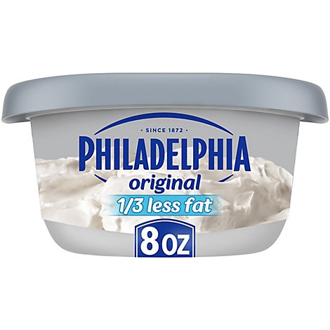 Philadelphia Cheese Cream Reduced Fat 1/3 Less Fat - 8 Oz