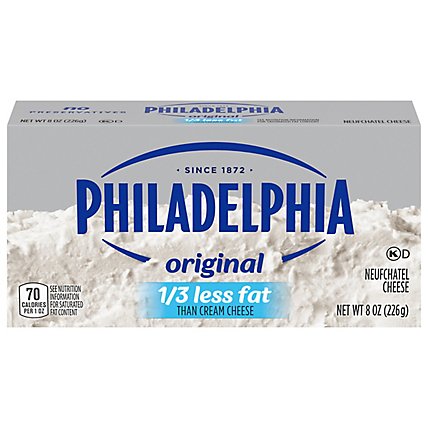 Philadelphia Neufchatel Cheese with 1/3 Less Fat than Cream Cheese Brick - 8 Oz - Image 2