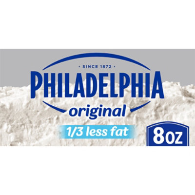 Philadelphia Neufchatel Cheese with 1/3 Less Fat than Cream Cheese Brick - 8 Oz