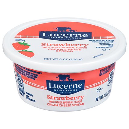Lucerne Cream Cheese Spread with Strawberries - 8 Oz - Image 2