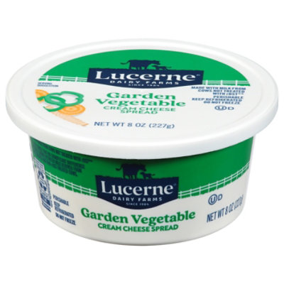 Lucerne Cream Cheese Spread with Garden Vegetables - 8 Oz