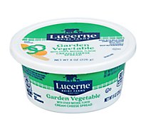 Lucerne Cream Cheese Spread with Garden Vegetables - 8 Oz