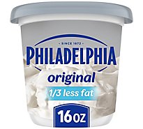 Philadelphia Reduced Fat Cream Cheese Spread with 1/3 Less Fat Tub - 16 Oz
