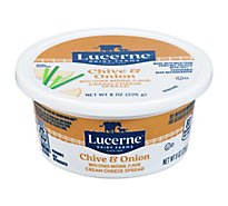 Lucerne Cream Cheese Spread with Chive & Onion - 8 Oz