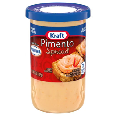 Kraft Pimento Spread with Philadelphia Cream Cheese Jar - 5 Oz - Image 1