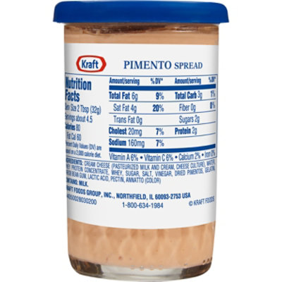 Kraft Pimento Spread with Philadelphia Cream Cheese - 5 Oz - Image 3