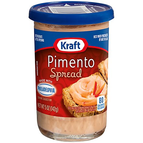 Kraft Spread Cheese Pimento - 5 Oz