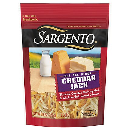 Sargento Shredded Cheddar Jack Cheese - 8 Oz - Image 1
