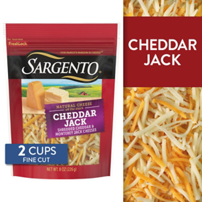 Sargento Shredded Cheddar Jack Natural Cheese - 8 Oz - Image 1