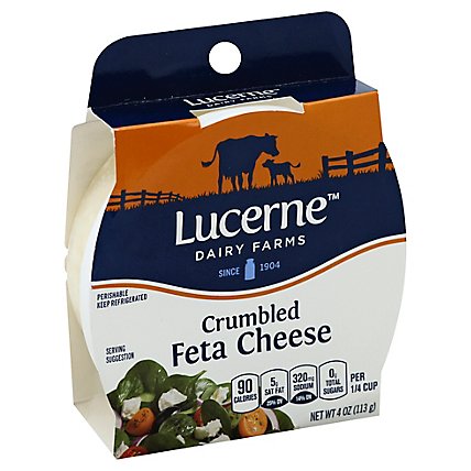 Lucerne Cheese Crumbled Feta - 4 Oz - Image 1