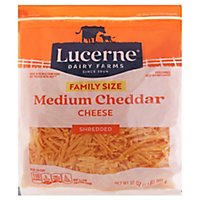 Lucerne Cheese Shredded Medium Cheddar - 32 Oz - Image 1