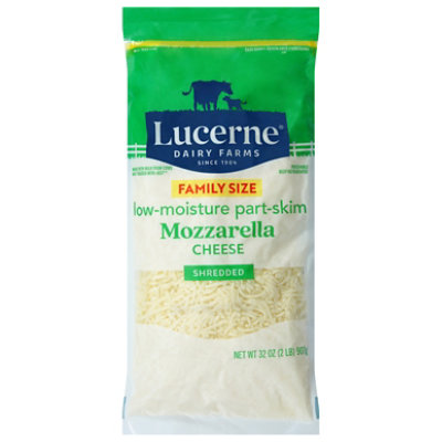 Lucerne Cheese Shredded Low-Moisture Part-Skim Mozzarella - 32 Oz ...