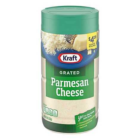 Kraft Grated Parmesan Cheese - 8 Oz