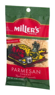 Millers Cheese Parmesan Shredded - 4 Oz - Image 3