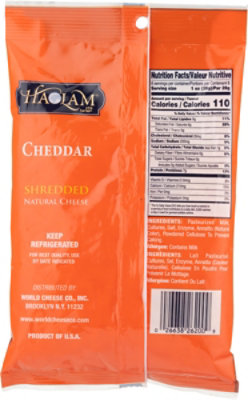 Haolam Shredded Cheddar Cheese - 8 Oz - Image 5
