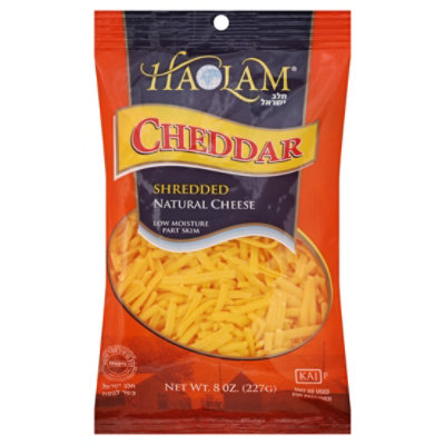 Haolam Shredded Cheddar Cheese - 8 Oz - Image 1