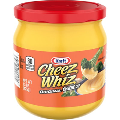 Cheez Whiz Original Cheese Dip Jar - 15 Oz - Albertsons