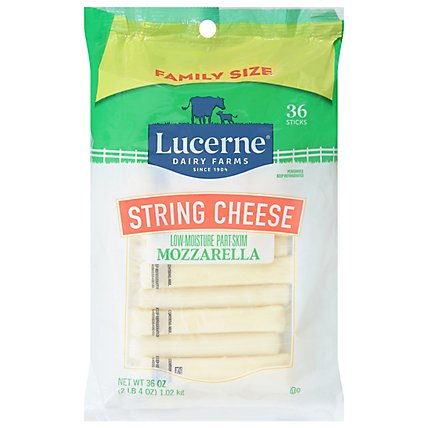 Lucerne Cheese String Mozzarella Low Moisture Part Skim - 36-1 Oz - Image 3
