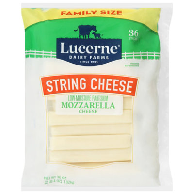 Lucerne Cheese String Mozzarella Low Moisture Part Skim - 36-1 Oz - Image 3