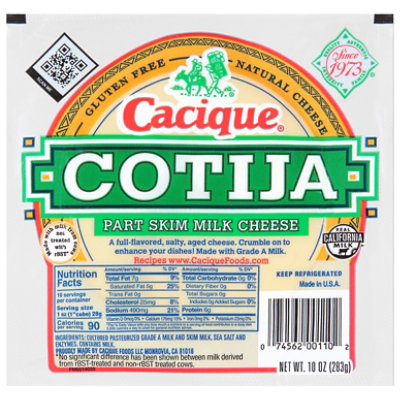 Cacique Part Skim Milk Cotija Cheese - 10 Oz - Image 2