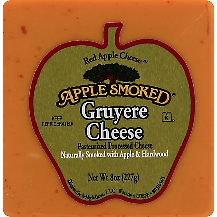Red Apple Cheese Cheese Gruyere Apple Smoked - 8 Oz - Image 2