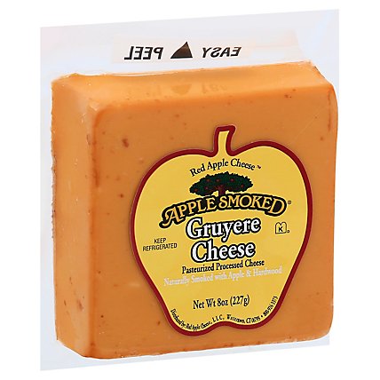 Red Apple Cheese Cheese Gruyere Apple Smoked - 8 Oz - Image 1