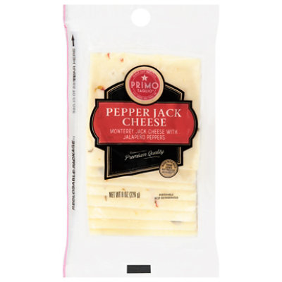 Primo Taglio Cheese Hot Pepper Jack Sliced - 8 Oz - Image 4