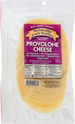 Naturally Good Kosher Cheese Provolone Sliced - 8 Oz - Image 2