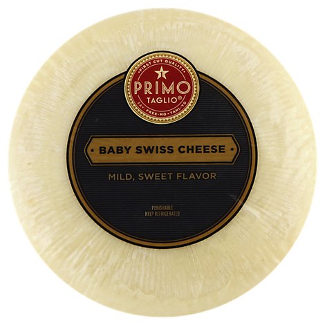 Primo Taglio Baby Swiss Cheese - 0.50 Lb.