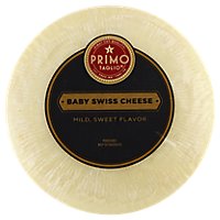 Primo Taglio Baby Swiss Cheese - 0.50 Lb. - Image 1