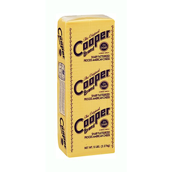 Cooper Sharp American Cheese 0 50 Lb