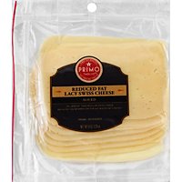 Primo Taglio Cheese Swiss Red Fat Lacy Vacuum Pack - 8 Oz - Image 2