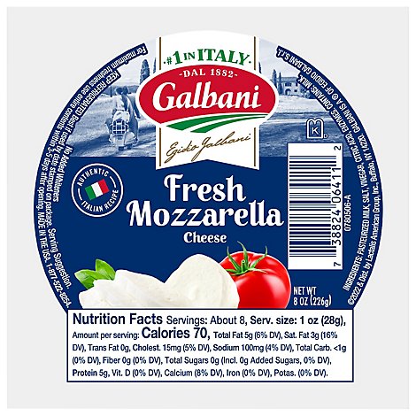 Galbani Cheese Mozzarella Fresca Fresh - 8 Oz