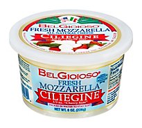 BelGioioso Fresh Mozzarella Cheese Ciliegine  Cup - 8 Oz