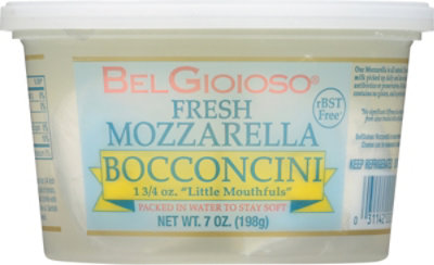 BelGioioso Fresh Mozzarella Cheese Bocconcini Cup - 7 Oz - Image 2