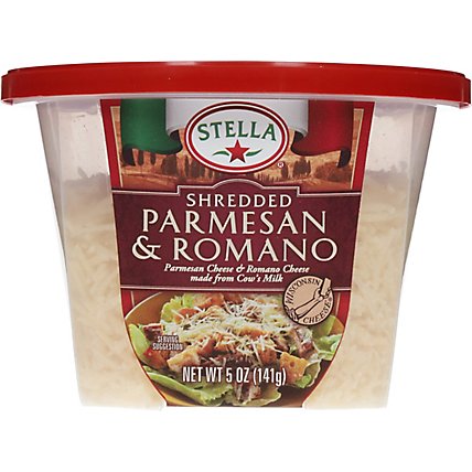 Stella Cheese Parmesan & Romano Freshly Shredded - 5 Oz - Image 1