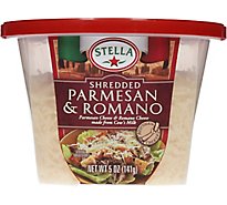 Stella Cheese Parmesan & Romano Freshly Shredded - 5 Oz